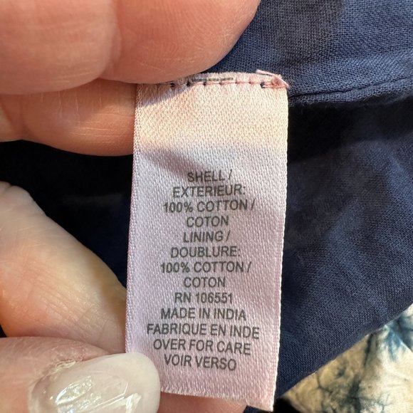 Calypso St Barth Dress Boho Bubble Skirt Mini Fit Flare Blue White Tie Dye Sz 8 - Picture 10 of 11